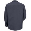 Red Kap Men's Long Sleeve Geometric Microcheck Work Shirt - image 2 of 3