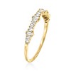 Ross-Simons 0.20 ct. t.w. Baguette Diamond Ring in 14kt Yellow Gold - 3 of 4