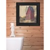 Folk Art Outhouse By Pam Britton, Printed Wall Art, Ready To Hang Framed Poster, Black Frame - 2 of 4