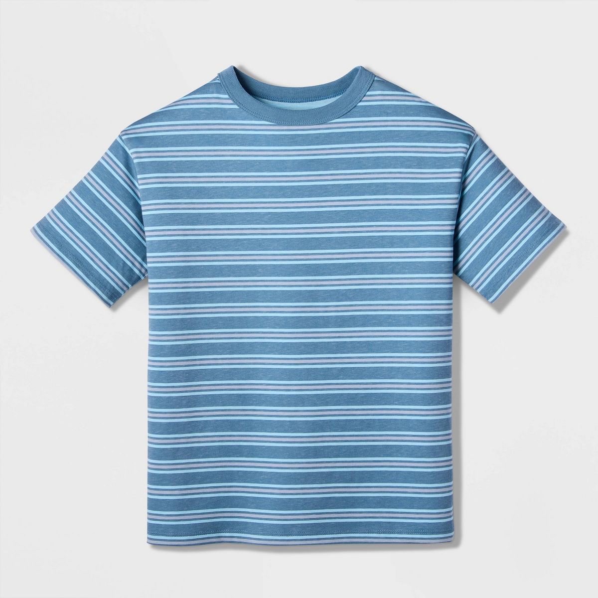 Boys' Short Sleeve 100% Cotton Striped Relaxed Fit T-Shirt - Cat & Jack™ - thumbnail 5