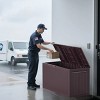 Syemin Deck Boxes 90gal Outdoor Garden Plastic Storage Deck Box Waterproof Deck Box Outdoor Lockable Storage Container, Brown, 45.67"*19.5"*23.23" - 4 of 4