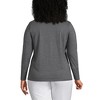 Lands' End Women's Relaxed Supima Cotton Long Sleeve Crew Neck T-Shirt - 2 of 4