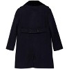 Isaac Mizrahi Boys Double Breasted Velvet Collar Wool Blend Peacoat - 2 of 4