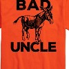 Men's - Instant Message - Bad A-s Uncle Short Sleeve Graphic T-Shirt - 2 of 4