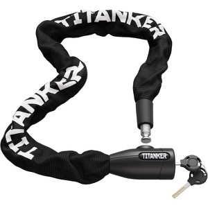 Bike Chain Lock with Keys, 3.3 Feet Security Heavy Duty Anti-Theft Bicycle Chain Locks for Bike - 1 of 4
