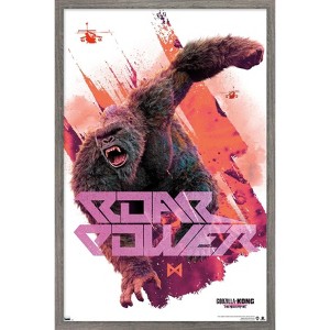 Trends International Godzilla x Kong: The New Empire - Roar Power Framed Wall Poster Prints - 1 of 4
