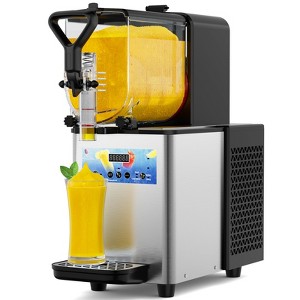 Mojgar 3L Commercial Slushy Maker Machine Stainless Steel Home Slush Frozen Drink Machine with Automatic Clean - 1 of 4
