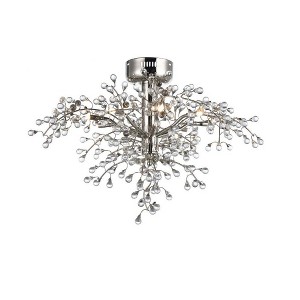 Maxim Lighting Cluster 8 - Light Semi-Flush Mount in  Polished Nickel - 1 of 4