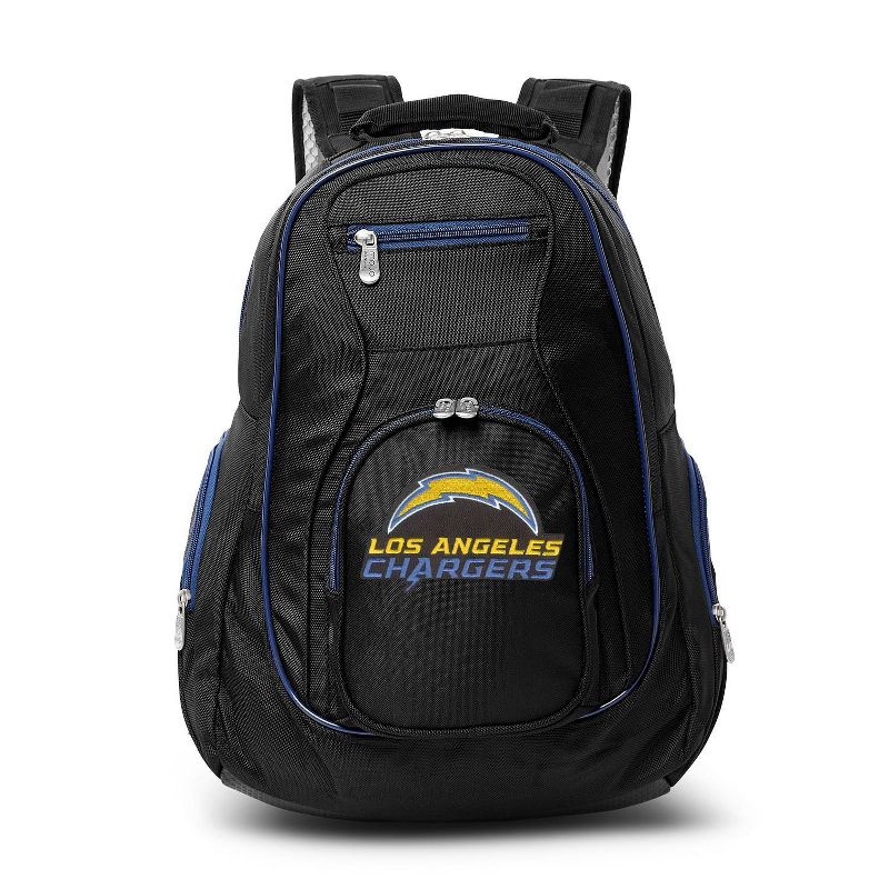 NFL LA Chargers Colored Trim 19&#34; Laptop Backpack, 1 of 2