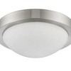 Chloe Lighting Dom Transitional 2 Light Bushed Nickel Flushmount Ceiling Fixture 13" Wide - 4 of 4