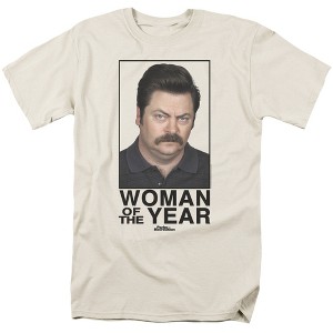 Men's Parks And Rec Woman Of The Year T-Shirt - 1 of 4