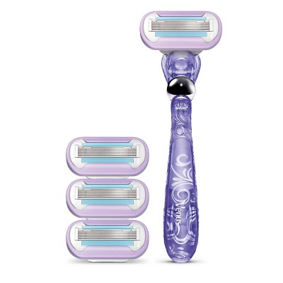 Venus Deluxe Smooth Swirl Women's Razor + 4 Razor Blade Refills