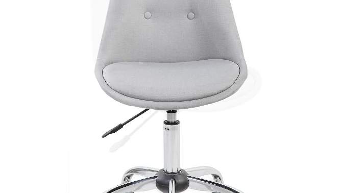 Armless Task Chair with Buttons - Techni Mobili, 2 of 6, play video