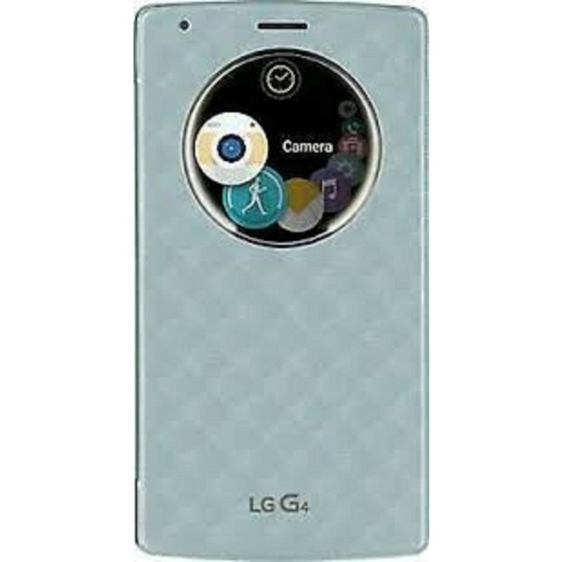 LG Quick Circle Snap-On Folio Case for LG G4 - Aqua Blue, 1 of 2
