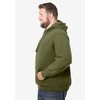 KingSize Men's Big & Tall Fleece Pullover Hoodie - 4 of 4