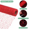Unique Bargains Jacquard Net Mesh Flower Gift Wrapping Paper 180"x19.7" 1 Pc - 2 of 4
