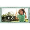 PosterPalooza | Panoramic Shabby Chic Green Picture Frame - UV Acrylic, Foam Board Backing, Hanging Hardware - 2 of 4