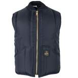 RefrigiWear Men's Iron-Tuff Water-Resistant Insulated Vest -50F Cold Protection
