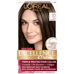 L Oreal Paris Excellence Non Drip Creme 6 3 Fl Oz 4a Dark Ash Brown 1 Kit Target