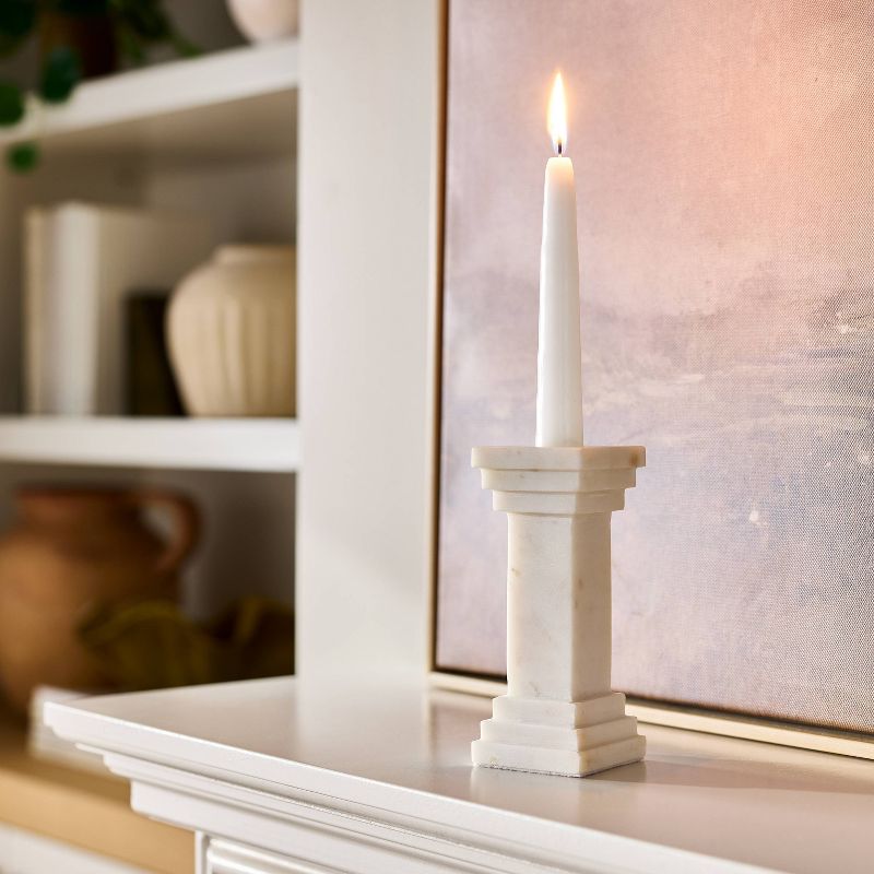 Marble Column Taper Candle Holder - Threshold&#8482; designed with Studio McGee, 3 of 6