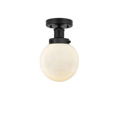 Beacon - 1 Light Semi-Flush Mount In Industrial Style-8.25 Inches Tall and 6.5 Inches Wide