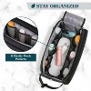 PAVILIA Toiletry Bag for Men Women, Canvas Travel Dopp Kit, Water Resistant Hygiene Toiletries Organizer, Shaving Accessories Bag - 4 of 4
