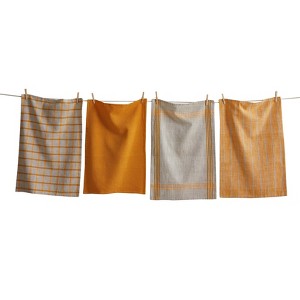 Tag Canyon Woven Dishtowel Set of 4 in Ochre - Kitchen Textiles, Everyday Use, Machine Washable, 26x18 inches - 1 of 1