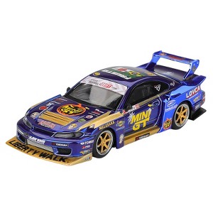新品TOP SPEED S15 LB-Super Silhouette #555 Nissan Silvia (S15) LB-Super Silhouette RHD #555 Yukio Fausto