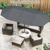 Tangkula 13 FT Double-sided Patio Umbrella Outdoor Large Twin Size Umbrella - 4 of 4
