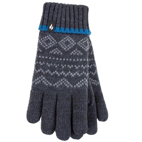 Heat Holders Men's Thermal Gloves With Plush Thermal Lining