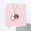 Girls' Pear Shaped Photo Sterling Silver Locket Necklace - In Season Jewelry - 3 of 4