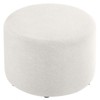 Modway Callum Large 23 in. Round Woven Heathered Fabric Upholstered Ottoman - 2 of 4