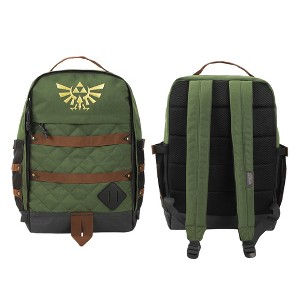 The Legend Of Zelda Hyrule Crest 12" Green Backpack - 1 of 4