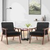 CAVINAS Upholstered Accent Chair with Extra-Thick Backrest,Lounge Chair,Modern Wingback Chair for Bedroom,Reading Room - 2 of 4