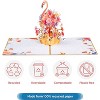 Paper Love 3D Floral Flamingo Pop Up Card - 4 of 4