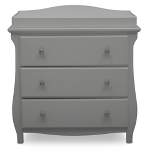 Delta Children Lancaster 3 Drawer Dresser with Changing Top - Gray