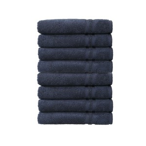 Linum Home Textiles 100% Turkish Cotton Denzi Hand Towels (Set of 8) - 1 of 3