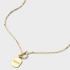 14K Gold Dipped "Mom" Tag Pendant Necklace - A New Day™ Gold - 4 of 4