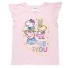 Peppa Pig Girls 3 Pack T-Shirts Little Kid to Big Kid - 3 of 4