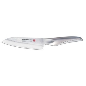 Global SAI-M03 5 Inch Santoku Knife, Silver - 1 of 3