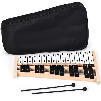 Costway 2730 Note Foldable Glockenspiel Xylophone Aluminum Music Instrument