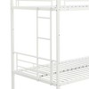 NicBex Twin Over Twin Metal Bunk Bed with and Full-Length Guardrail and 2 Ladders,Large Under Bed Storage - 4 of 4