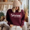 Simply Sage Market Women's Graphic Sweatshirt If It's Snowing I'm Not Going - 2 of 4
