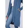 Women's Butter Long Sleeve Open Cardigan - 90 Degree by Reflex - 3 of 3