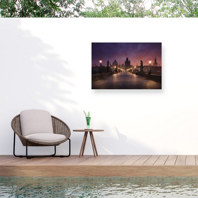 Trademark Fine Art - Inigo Cia Saint Charles Bridge, Prague Matted Framed Art