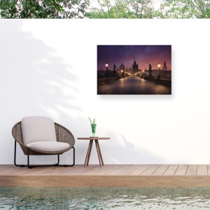 Trademark Fine Art - Inigo Cia Saint Charles Bridge, Prague Matted Framed Art - 1 of 4