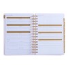 russel+hazel 2024-25 Weekly/Monthly 8.2"x5.8" Spiral Blush: Planner, Acrylic & Paper, July-June, Teen & Adult - 4 of 4