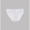 Nubies Essentials Girls' 5pk Heart Print Underwear - White : Target
