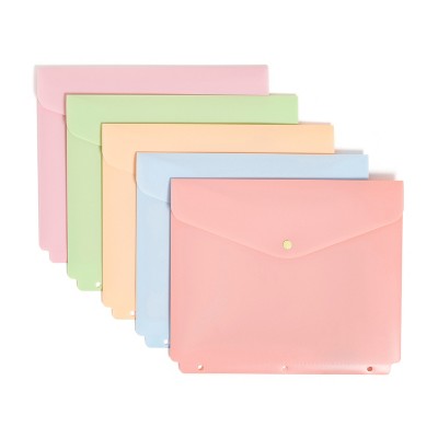 U Brands 5ct Binder Pockets Saccharine Fields