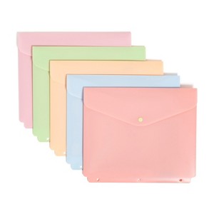 U Brands 5ct Binder Pockets Saccharine Fields - 1 of 4